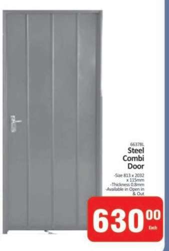 Steel Combi Door
