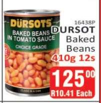 Dursot Baked Beans