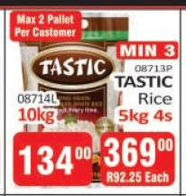 Tastic Rice 10kg