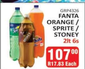 Fanta Orange / Sprite / Stoney