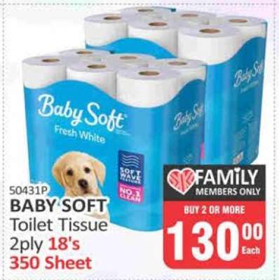 Baby Soft Toilet Tissue