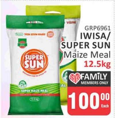 IWISA/SUPER SUN MAIZE MEAL