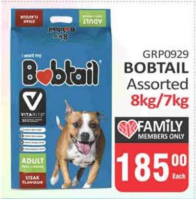 BOBTAIL Assorted 8kg/7kg