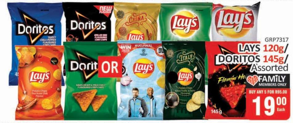 Lays/Doritos Assorted