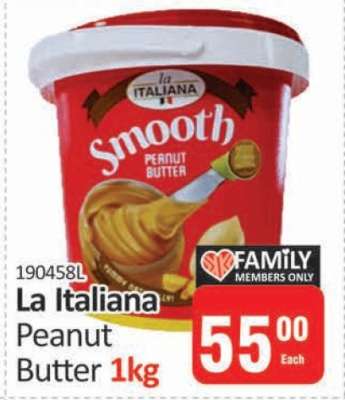 La Italiana Peanut Butter 1kg