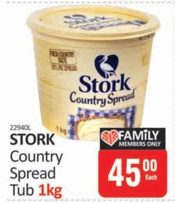 STORK Country Spread TUB 1kg
