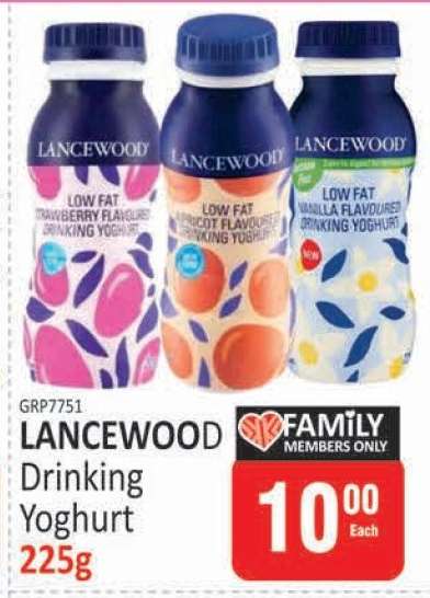 LANCEWOOD Drinking Yoghurt