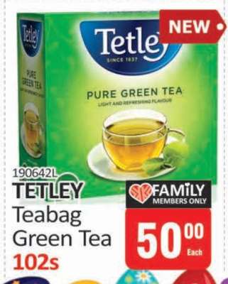 Tetley Teabag Green Tea 102s