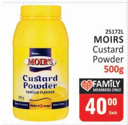 MOIRS Custard Powder