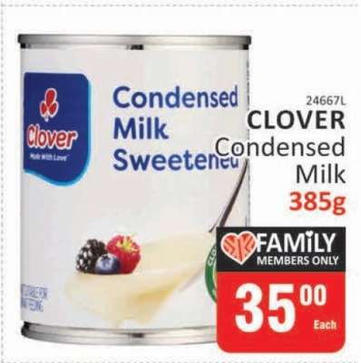 CLOVER Condensed Milk