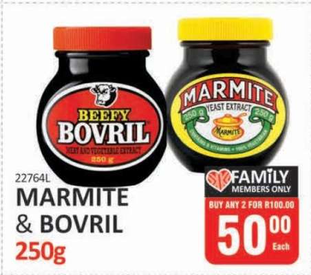 MARMITE & BOVRIL 250g