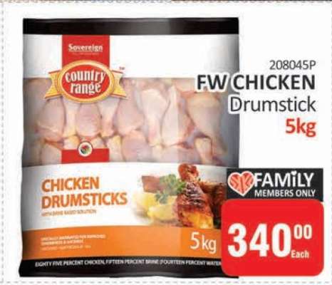FW CHICKEN Drumstick 5kg