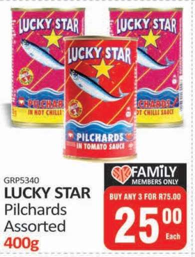 LUCKY STAR Pilchards Assorted