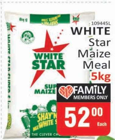 White Star Maize Meal 5kg