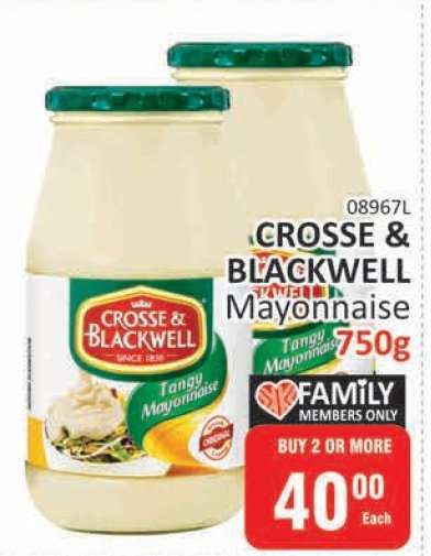 Crosse & Blackwell Mayonnaise