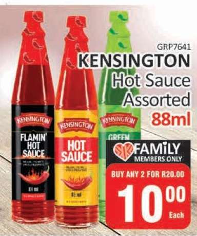 KENSINGTON Hot Sauce Assorted