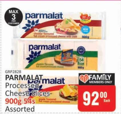 Parmalat Processed Cheese Slices