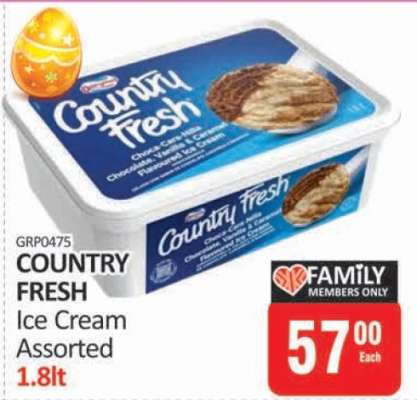 Country Fresh Ice Cream Assorted