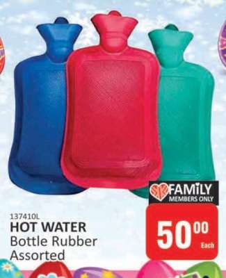 HOT WATER Bottle Rubber Assorted
