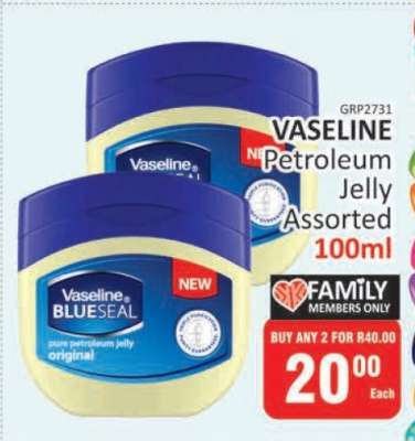 VASELINE Petroleum Jelly Assorted 100ml