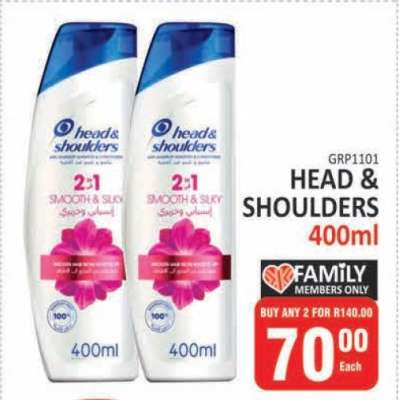 HEAD & SHOULDERS 400ml