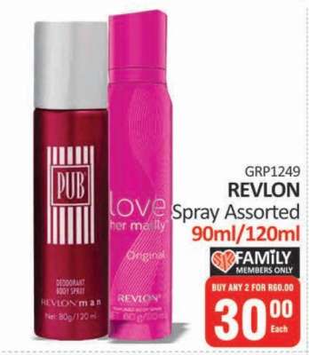 REVLON Spray Assorted