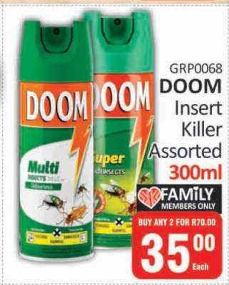 DOOM Insert Killer Assorted 300ml