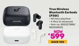 True Wireless Bluetooth Earbuds (P30I)