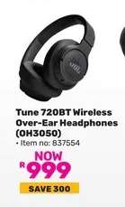 Tune 720BT Wireless Over-Ear Headphones (OH3050)