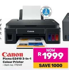 Canon Pixma G2410 3 In 1 Colour Printer