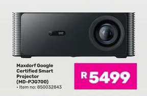 Maxdorf Google Certified Smart Projector (MD-PJG700)
