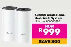 AC1200 Whole-Home Mesh Wi-Fi System