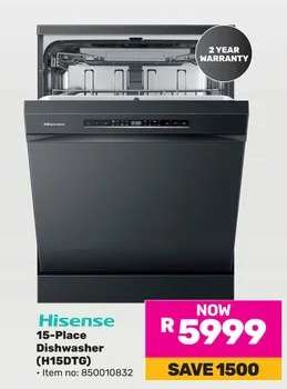 Hisense 15 Place Dishwasher H15DTG
