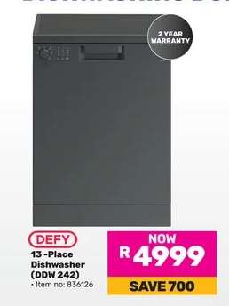 Defy 13 Place Dishwasher DDW 242