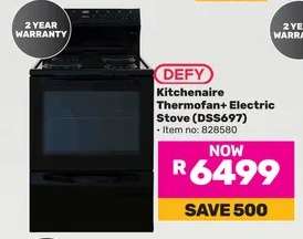 Defy Kitchenaire Thermofan+ Electric Stove DSS697