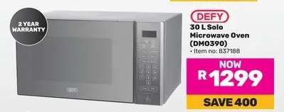 DEFY 30 L Solo Microwave Oven (DMO390)