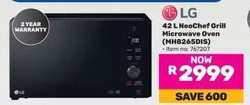 LG 42 L NeoChef Grill Microwave Oven (MH8265DIS)