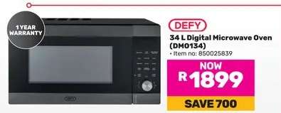 DEFY 34 L Digital Microwave Oven (DM0134)