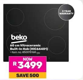 Beko 60 cm Vitroceramic Built-In Hob (HIC64401)