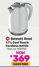 Bennett Read 1.7 L Cool Touch Cordless Kettle