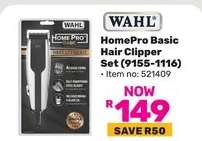 Wahl HomePro Basic Hair Clipper Set (9155-1116)