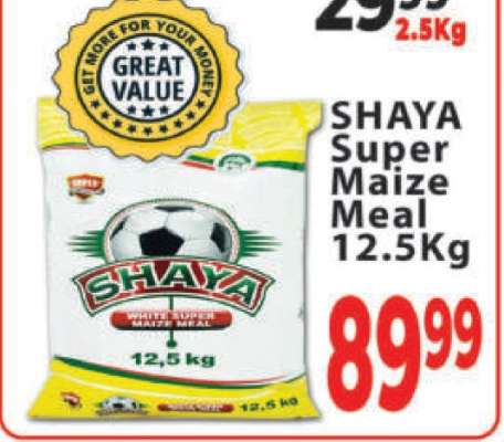 SHAYA Super Maize Meal 12.5Kg