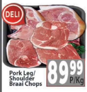 Pork leg/Shoulder Braai chops