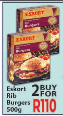 Eskort Rib Burgers