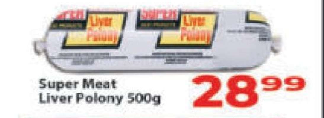 Super Meat Liver Polony 500g