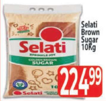 SELATI BROWN SUGAR 10kg