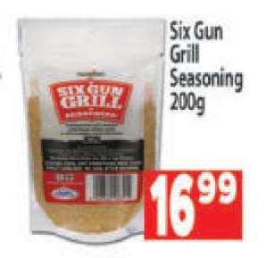 Six Gun Grill Seasoning 200g