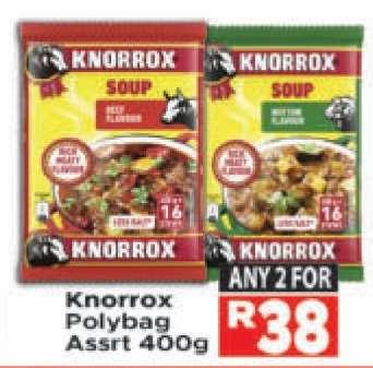 Knorrox Polybag Assrt 400g