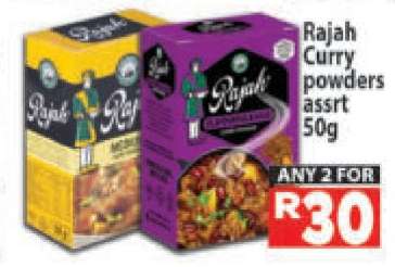 Rajah Curry powders