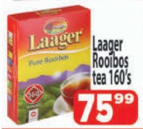 Laager Rooibos tea 160's